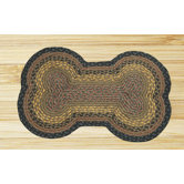 Brown/Charcoal Dogbone Novelty Rug