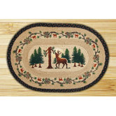 Deer Woods Novelty Rug