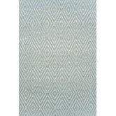 Woven Diamond Light Blue/Ivory Rug