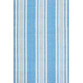 Woven Sail Blue Stripe Rug