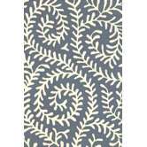 Tufted Vine Denim Rug