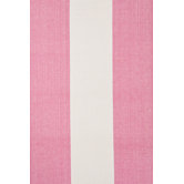 Woven Yacht Pink/White Stripe Rug
