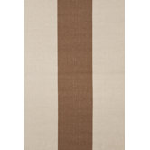 Woven Yacht Stripe Stone Stripe Rug