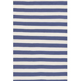 Trimaran Denim/Ivory Striped Rug