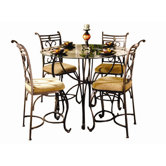 Excalibur 5 Piece Counter Height Dining Set