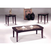 Hazelwood Home 3 Piece Coffee Table Set