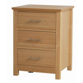 Willowdale 3 Drawer Bedside Table