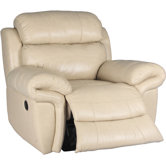Motion Apollo Leather Chaise  Recliner