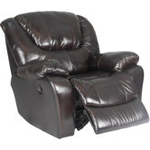 Motion Hercules Leather Chaise  Recliner