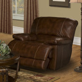 Motion Mars Leather Chaise Recliner