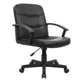 Managers Medium Back Leather Effect Executive Armchair