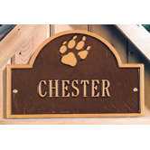 Pet Paw Mini Arch One Line Wall Marker