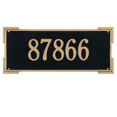 Roanoke Estate Wall Address Plaque