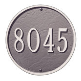 9" Round Wall Address Plaque
