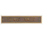 Arch Extension Standard Wall Address Plaque