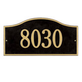 Rolling Hills Grand Wall Address Plaque