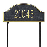 Admiral Standard Lawn Address Plaque