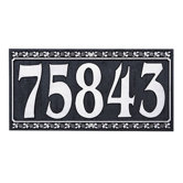 Dresden Five Number Wall Plaque
