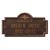 Arlington "In Memory Of" Standard Wall Plaque