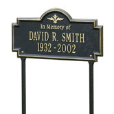 Arlington "In Memory Of" Standard Lawn Plaque