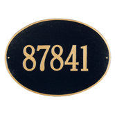 Hawthorne Oval Estate Wall Address Plaque