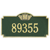 Monogram Estate Wall Address Plaque