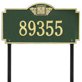 Monogram Estate Lawn Address Plaque