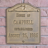 Wedding Garden Plaque