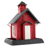 Lil' Red School House Village Collection Bird Feeder