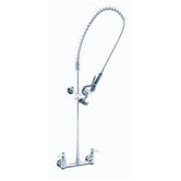 Easy Install Two Handle Wall Mount Bar Faucet with Cerama Cartridge