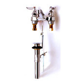 Centerset Bathroom Faucet with Double Handles