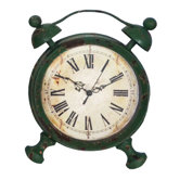 Cheungs Rattan Mantel & Tabletop Clocks