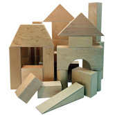17 Pieces Real Hollow Block Set