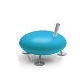 Fred Humidifier in Azzorro Blue