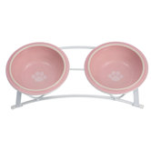 Toftee's Paws Elevated Small Dog Feeder