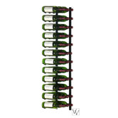 WS4 Series 12 Bottle Wall Mounted Wine Rack