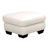 Marilyn Leather Ottoman