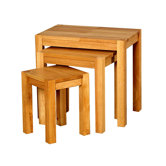Eve Nest of Tables in Natural Oak