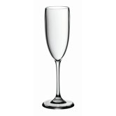 Happy Hour Flute Glass in Clear