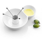 Olive Serving Dish with Picks