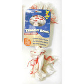 Yummy Rope Bone Dog Toy with Steak Flavor