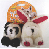 Squatter Panda/Rabbit Dog Toy (2 Pack)