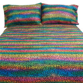 Rainbow Leopard Sheet Set
