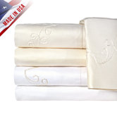 Supreme Sateen 1200 Thread Count Scroll Pillowcase (Set of 2)