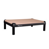 SnoozePad Dog Bed with Long Legs and a Black Anodized Frame