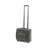 Leather Rolling Laptop Overnighter