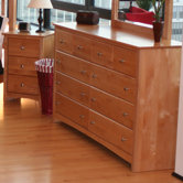 Windridge Solid Alder Shaker 10 Drawer Dresser