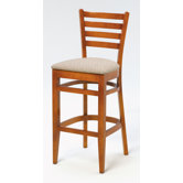 Melissa Ladder Back Wood Barstool