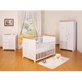 Three Bears 3 Piece Nursery Set in White