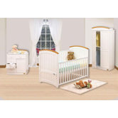 Barcelona 3 Piece Nursery Set in White Beech